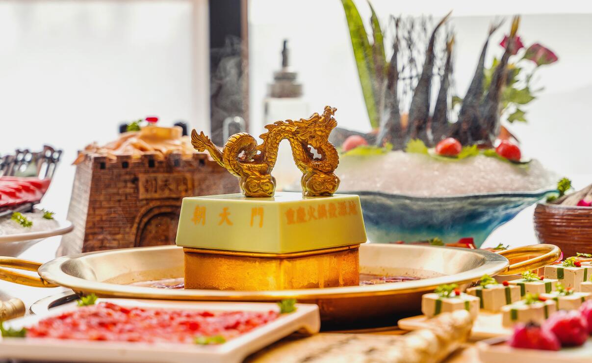 黃瓜條圣誕樹(shù)，圣誕氣氛火鍋菜品，氛圍感拉滿(mǎn)！